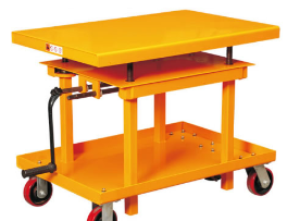 冠航固定式升降平台车的静电喷塑工艺